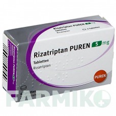 РИЗАТРИПТАН (RIZATRIPTAN) 5 мг таблетки 6 шт - Ризатриптан PUREN PHARMA