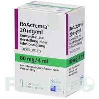 РОАКТЕМРА (ROACTEMRA) 20 мг/мл 80 мг концентрат 1 шт - Тоцилізумаб ROCHE