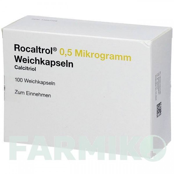 РОКАЛЬТРОЛ (ROCALTROL) 0,5 мкг капсули 100 шт - Кальцитріол 2CARE4