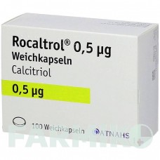 РОКАЛЬТРОЛ (ROCALTROL) 0,5 мкг капсули 100 шт - Кальцитріол ATNAHS PHARMA