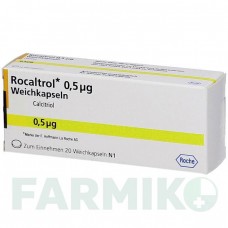 РОКАЛЬТРОЛ (ROCALTROL) 0,5 мкг капсулы 20 шт - Кальцитриол EMRA-MED