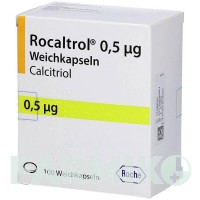 РОКАЛЬТРОЛ (ROCALTROL) 0,5 мкг капсули 100 шт - Кальцитріол FD PHARMA