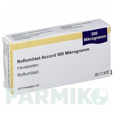 РОФЛУМИЛАСТ (ROFLUMILAST) 500 мкг таблетки 30 шт - Рофлумиласт ACCORD HEALTHCARE