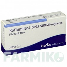 РОФЛУМИЛАСТ (ROFLUMILAST) 500 мкг таблетки 30 шт - Рофлумиласт BETAPHARM