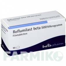 РОФЛУМИЛАСТ (ROFLUMILAST) 500 мкг таблетки 90 шт - Рофлумиласт BETAPHARM