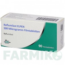 РОФЛУМИЛАСТ (ROFLUMILAST) 500 мкг таблетки 90 шт - Рофлумиласт ELPEN PHARMACEUTICAL