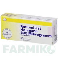 РОФЛУМІЛАСТ (ROFLUMILAST) 500 мкг таблетки 30 шт - Рофлуміласт HEUMANN PHARMA