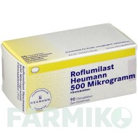 РОФЛУМІЛАСТ (ROFLUMILAST) 500 мкг таблетки 90 шт - Рофлуміласт HEUMANN PHARMA