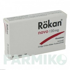 РОКАН (RoKAN) 120 мг таблетки 60 шт - Экстракт листьев гинкго билоба DR.WILLMAR SCHWABE