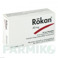 РОКАН (RoKAN) 40 мг таблетки 120 шт - Экстракт листьев гинкго билоба DR.WILLMAR SCHWABE