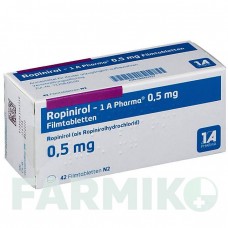 РОПИНИРОЛ (ROPINIROL) 0,5 мг таблетки 42 шт - Ропинирол 1 A PHARMA