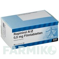 РОПІНІРОЛ (ROPINIROL) 0,5 мг таблетки 84 шт - Ропінірол ABZ PHARMA