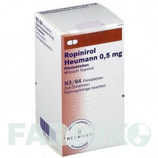 РОПІНІРОЛ (ROPINIROL) 0,5 мг таблетки 21 шт - Ропінірол HEUMANN PHARMA