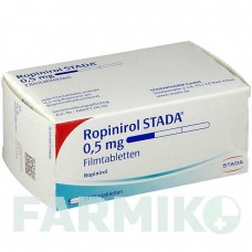 РОПИНИРОЛ (ROPINIROL) 0,5 мг таблетки 84 шт - Ропинирол STADAPHARM