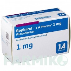 РОПИНИРОЛ (ROPINIROL) 1 мг таблетки 42 шт - Ропинирол 1 A PHARMA