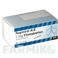 РОПІНІРОЛ (ROPINIROL) 1 мг таблетки 84 шт - Ропінірол ABZ PHARMA