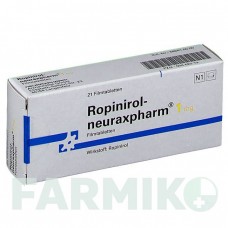 РОПИНИРОЛ (ROPINIROL) 1 мг таблетки 21 шт - Ропинирол NEURAXPHARM