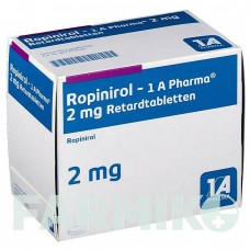 РОПИНИРОЛ (ROPINIROL) 2 мг таблетки 42 шт - Ропинирол 1 A PHARMA