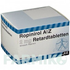 РОПИНИРОЛ (ROPINIROL) 2 мг таблетки 84 шт - Ропинирол ABZ PHARMA