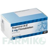 РОПІНІРОЛ (ROPINIROL) 2 мг таблетки 84 шт - Ропінірол ABZ PHARMA