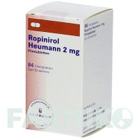 РОПІНІРОЛ (ROPINIROL) 2 мг таблетки 84 шт - Ропінірол HEUMANN PHARMA