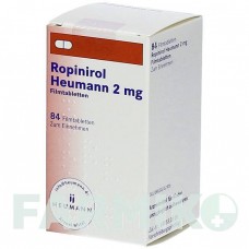 РОПІНІРОЛ (ROPINIROL) 2 мг таблетки 84 шт - Ропінірол HEUMANN PHARMA