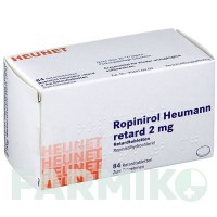 РОПІНІРОЛ (ROPINIROL) 2 мг таблетки 84 шт - Ропінірол HEUNET PHARMA