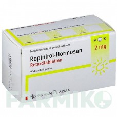 РОПИНИРОЛ (ROPINIROL) 2 мг таблетки 84 шт - Ропинирол HORMOSAN PHARMA