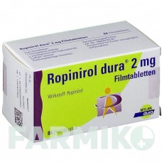 РОПІНІРОЛ (ROPINIROL) 2 мг таблетки 84 шт - Ропінірол VIATRIS