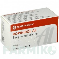 РОПИНИРОЛ (ROPINIROL) 3 мг таблетки 84 шт - Ропинирол ALIUD PHARMA