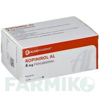 РОПІНІРОЛ (ROPINIROL) 4 мг таблетки 84 шт - Ропінірол ALIUD PHARMA