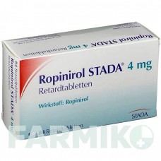 РОПІНІРОЛ (ROPINIROL) 4 мг таблетки 84 шт - Ропінірол STADAPHARM