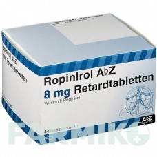 РОПІНІРОЛ (ROPINIROL) 8 мг таблетки 84 шт - Ропінірол ABZ PHARMA