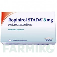 РОПИНИРОЛ (ROPINIROL) 8 мг таблетки 84 шт - Ропинирол STADAPHARM