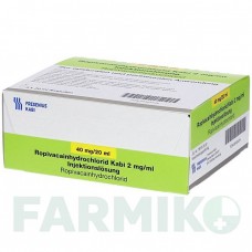 РОПИВАКАИНГИДРОХЛОРИД (ROPIVACAINHYDROCHLORID) 2 мг/мл раствор 5x20 мл - Ропивакаин FRESENIUS