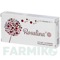 РОЗАЛИНА (ROSALINA) 0,02 мг/0,1 мг таблетки 21 шт - Левоноргестрел, Этинилэстрадиол BIOMO PHARMA