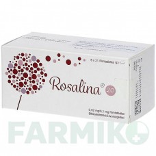 РОЗАЛІНА (ROSALINA) 0,02 мг/0,1 мг таблетки 126 шт - Левоноргестрел, Етинілестрадіол BIOMO PHARMA