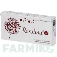 РОЗАЛИНА (ROSALINA) 0,03 мг/0,15 мг таблетки 21 шт - Левоноргестрел, Этинилэстрадиол BIOMO PHARMA
