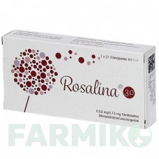 РОЗАЛІНА (ROSALINA) 0,03 мг/0,15 мг таблетки 21 шт - Левоноргестрел, Етинілестрадіол BIOMO PHARMA