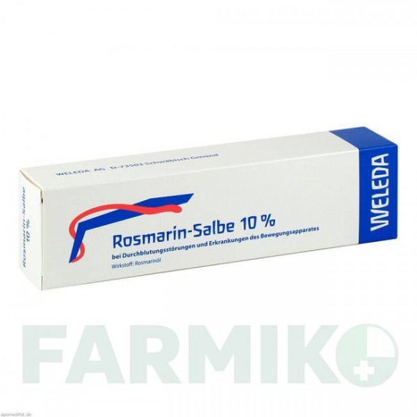 РОЗМАРИН (ROSMARIN) 10% мазь 70 г - Активные вещества WELEDA