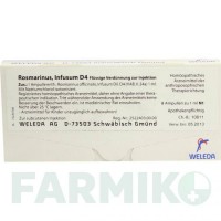 РОЗМАРИНУС (ROSMARINUS) D 4 ампулы 8x1 мл - Гомеопатия WELEDA