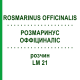 РОЗМАРИНУС ОФФІЦИНАЛІС (ROSMARINUS OFFICINALIS) LM 21 розчин 10 мл - Гомеопатія ARCANA DR.SEWERIN