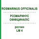 РОЗМАРИНУС ОФФІЦИНАЛІС (ROSMARINUS OFFICINALIS) LM 4 розчин 10 мл - Гомеопатія ARCANA DR.SEWERIN