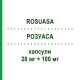 РОЗУАСА (ROSUASA) 20 мг + 100 мг капсули 28 шт - Розувастатин, Ацетилсаліцилова кислота PIAM FARMACEUTICI