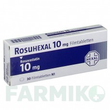 РОЗУГЕКСАЛ (ROSUHEXAL) 10 мг таблетки 30 шт - Розувастатин HEXAL