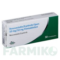 РОЗУВАСТАТИН (ROSUVASTATIN) 10 мг/10 мг таблетки 30 шт - Розувастатин, Езетиміб ELPEN PHARMACEUTICAL