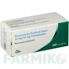 РОЗУВАСТАТИН (ROSUVASTATIN) 10 мг/10 мг таблетки 100 шт - Розувастатин, Езетиміб ELPEN PHARMACEUTICAL