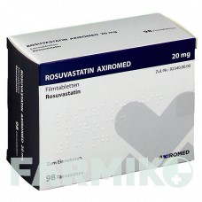 РОЗУВАСТАТИН (ROSUVASTATIN) 20 мг таблетки 98 шт - Розувастатин MEDICAL VALLEY INVEST
