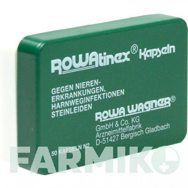 РОВАТИНЕКС (ROWATINEX) капсули 50 шт - Активні речовини ROWA WAGNER