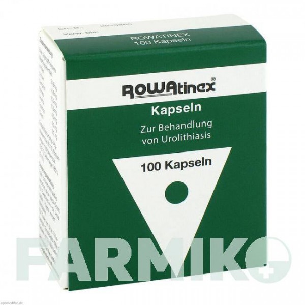 РОВАТИНЕКС (ROWATINEX) капсули 100 шт - Активні речовини ROWA WAGNER